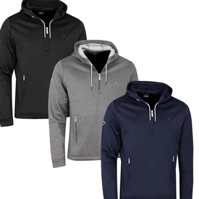 Callaway Aquapel 1/4 Zip Hoodie Jumper CGKFB0T3GG  002 Black