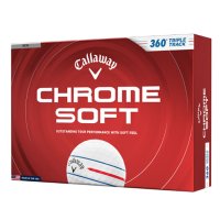Callaway Chrome Soft Triple Track 360 Golf Ball White