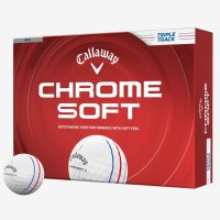 Callaway Chrome Soft Triple Track Golf Ball White