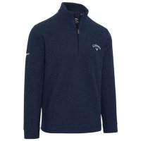 Callaway Odyssey Birdseye Jacquard Swing Tech Quarter Zip Jumper  CGKFG0D5GG 410 Peacoat