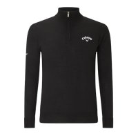 Callaway 1/4 Zip Blended Merino Sweater CGGF80M1GG 019 Black Ink