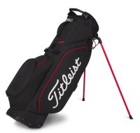 Titleist Players S4 Stand Bag Black/Red/White + Free Towel