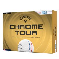 Callaway Chrome Tour Triple Track Golf Ball White NEW 