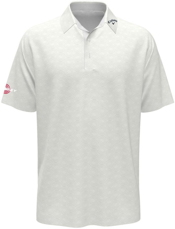 Callaway Odyssey Swingtech Solid Stretch Moisture Wicking Polo Shirt CGKBH010 100 Bright White