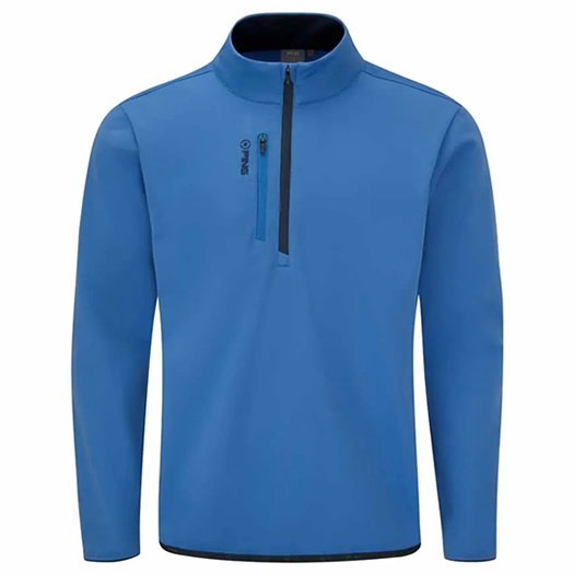 Ping Vigo Windproof Half Zip Jacket P03779 509 Bright Colbalt